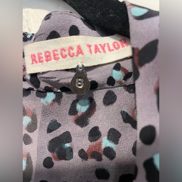 Rebecca Taylor Silk Cheetah Mini Dress - Picture 6 of 6